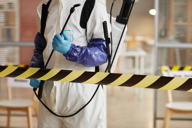 Professional Blood Cleanup technician working in White Hall, AR